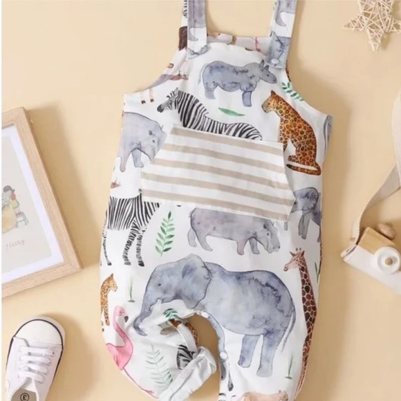 Baby Zoo Animal Overalls - Picture 1 of 7